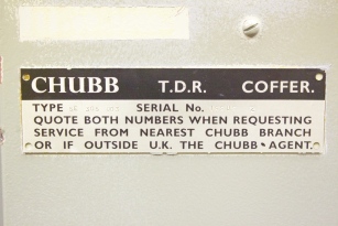 Chubb TDR Coffer TRTL30X6 Equivalent Safe Encased in Concrete Body